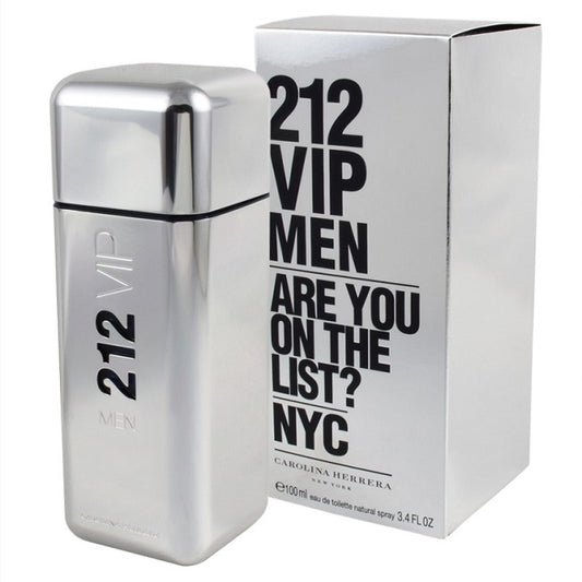 212 VIP Men * Carolina Herrera 3.4 oz / 100 ml Eau de Toilette Men Cologne Spray