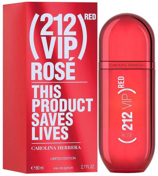 212 VIP ROSE (RED EDITION) * Carolina Herrera 2.7 oz / 80 ml EDP Women Perfume