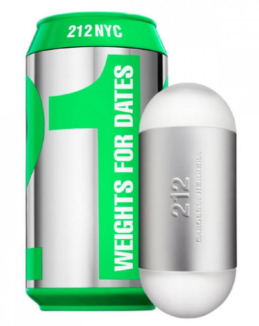 212 WEIGHTS FOR DATES * Carolina Herrera 3.4 oz / 100 ml EDT Women Perfume Spray