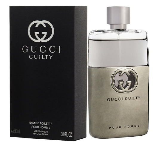 GUCCI GUILTY POUR HOMME * Gucci 3.0 oz / 90 ml Eau de Toilette Men Cologne Spray