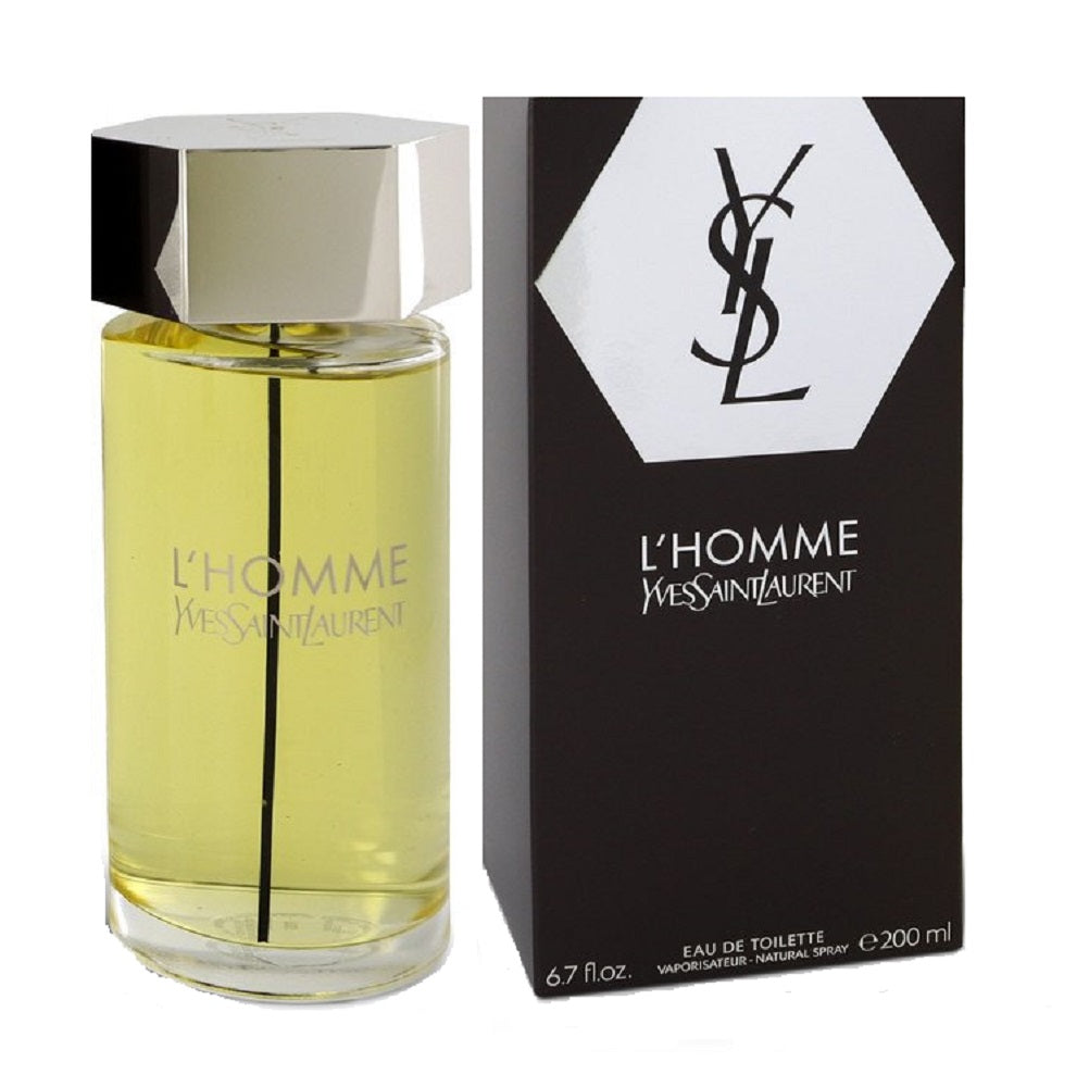 YSL L'HOMME * Yves Saint Laurent 6.7 oz / 200 ml Eau De Toilette Men Cologne