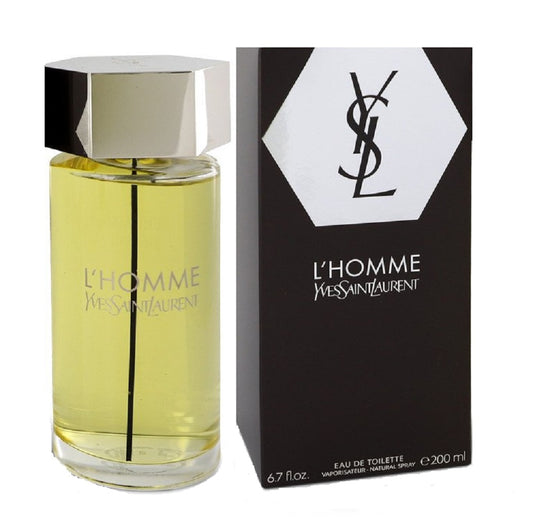 YSL L'HOMME * Yves Saint Laurent 6.7 oz / 200 ml Eau De Toilette Men Cologne
