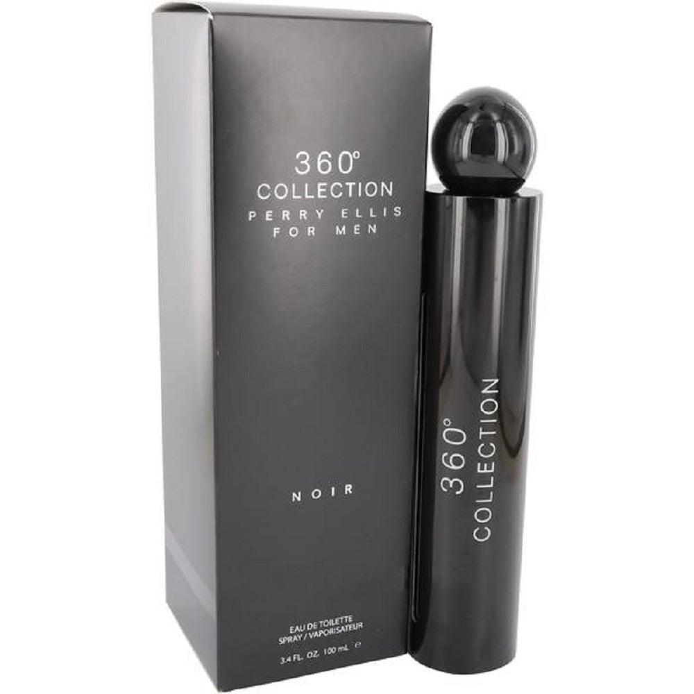 360 COLLECTION NOIR * Perry Ellis 3.4 oz / 100 ml Eau De Toilette Men Cologne