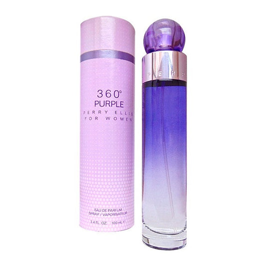 360 PURPLE * Perry Ellis 3.4 oz / 100 ml Eau De Parfum Women Perfume Spray
