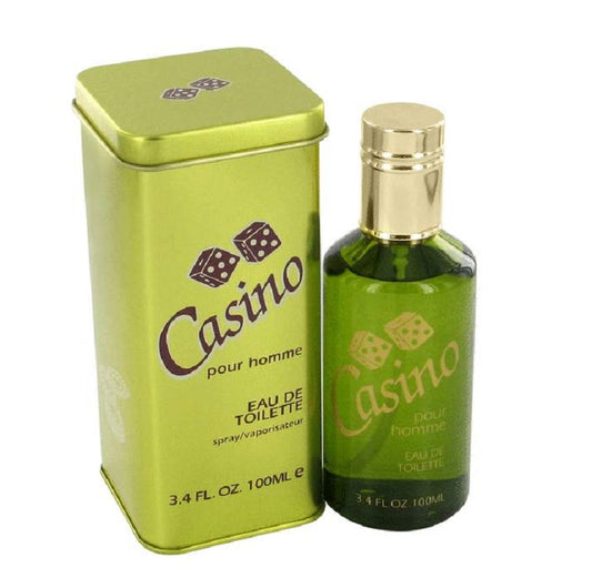 CASINO POUR HOMME * Casino Perfumes 3.4 oz / 100 ml EDT Men Cologne Spray