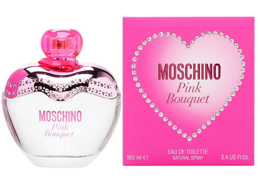 PINK BOUQUET * Moschino 3.4 oz / 100 ml Eau de Toilette Women Perfume Spray