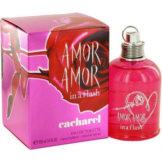 AMOR AMOR IN A FLASH * Cacharel 3.4 oz / 100 ml EDT Women Perfume Spray