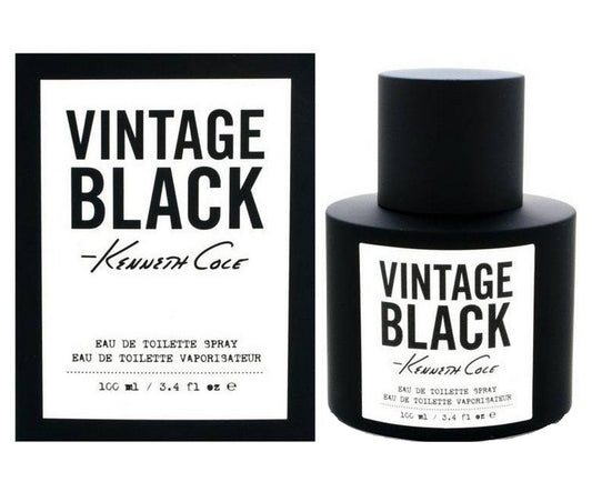VINTAGE BLACK * Kenneth Cole 3.4 oz / 100 ml Eau De Toilette Men Cologne Spray