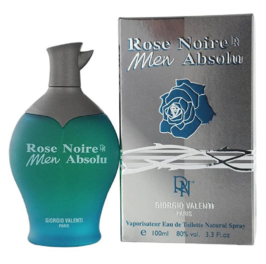 ROSE NOIRE ABSOLUE * Giorgrio Valenti 3.3 oz / 100 ml EDT Men Cologne Spray