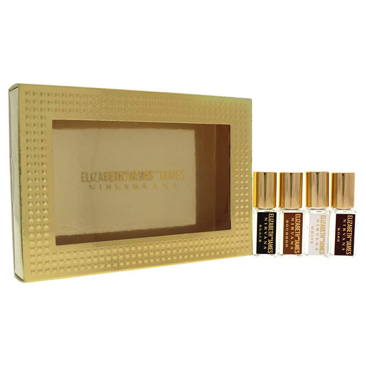 Elizabeth and James Nirvana Mini 4Pcs Gift Set 4 x 0.10oz EDP Rollerbal Women