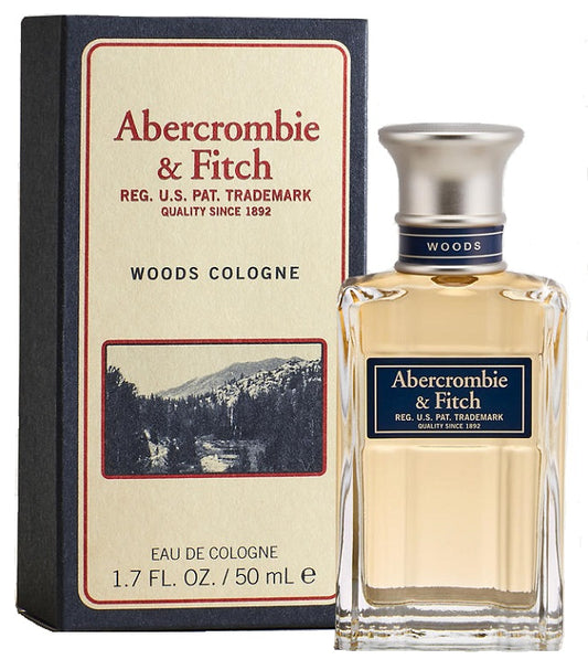 WOODS COLOGNE * Abercrombie & Fitch 1.7 oz / 50 ml Eau De Cologne (EDC) Men