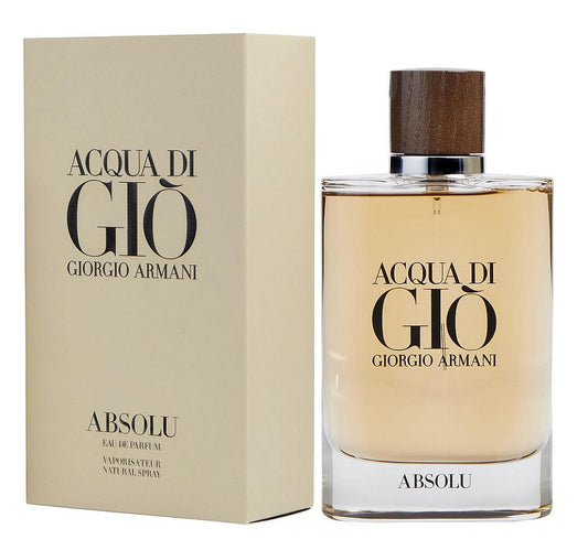 ACQUA DI GIO ABSOLU * Giorgio Armani 4.2 oz / 125 ml Eau de Pafum Men Cologne