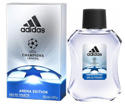 CHAMPIONS LEAGUE ARENA * Adidas 3.4 oz / 100 ml Eau De Toilette Men Cologne