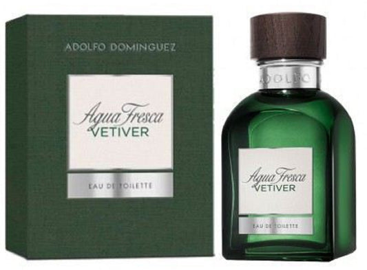 AGUA FRESCA VETIVER * Adolfo Dominguez 4.0 oz / 120 ml EDT Men Cologne Spray