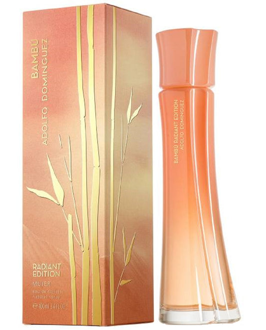 BAMBU RADIANT EDITION * Adolfo Dominguez 3.4 oz / 100 ml EDT Women Perfume Spray