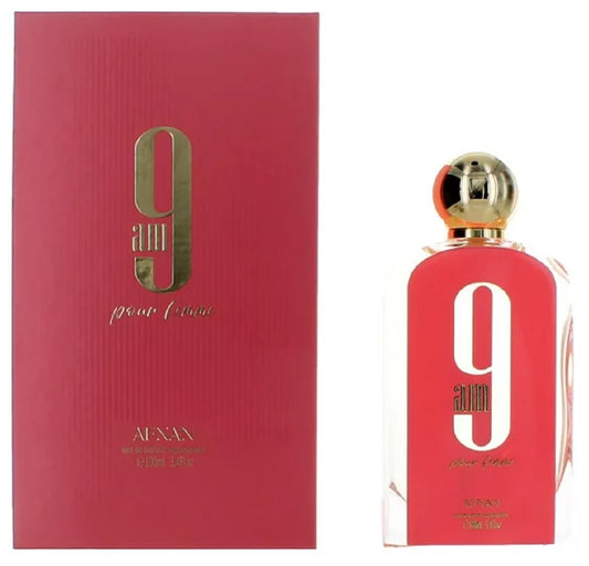 AFNAN 9AM POUR FEMME CORAL * Afnan 3.4 oz / 100 ml Eau de Parfum Women Perfume