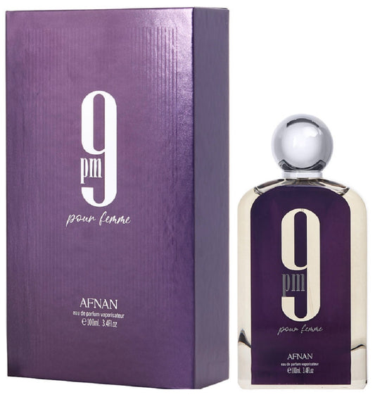 AFNAN 9AM POUR FEMME PURPLE * Afnan 3.4 oz / 100 ml Eau de Parfum Women Perfume