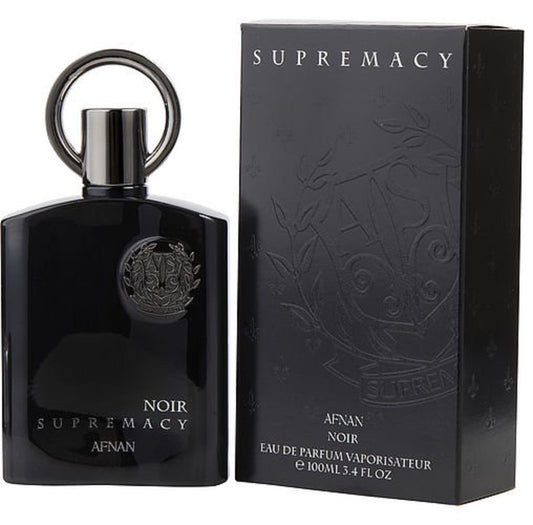 SUPREMACY NOIR * Afnan 3.4 oz / 100 ml Eau de Parfum Men Cologne Spray