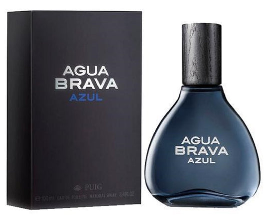 AGUA BRAVA AZUL * Antonio Puig 3.4 oz / 100 ml Eau de Cologne Men Cologne Spray