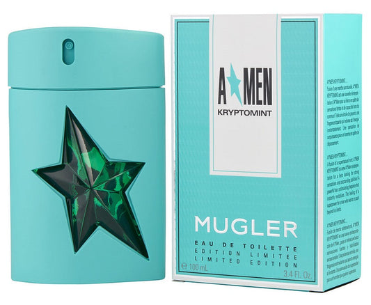 A*MEN KRYPTOMINT by Thierry Mugler 3.4 oz / 100 ml EDT Men Cologne Spray