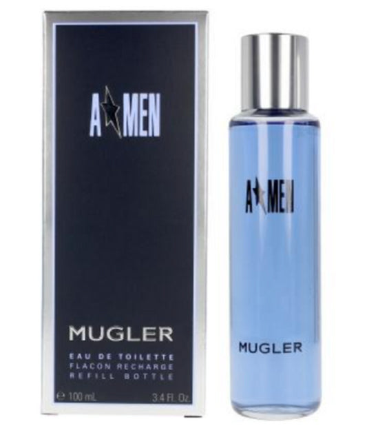 ANGEL AMEN * Thierry Mugler 3.4 oz / 100 ml Eau De Toilette Men Refill Bottle