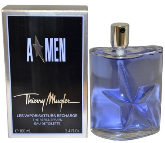 ANGEL A MEN * Thierry Mugler 3.4 oz / 100 ml EDT Men Spray Refill