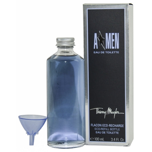 ANGEL A MEN * Thierry Mugler 3.4 oz / 100 ml EDT Flacon Eco-Recharge Bottle