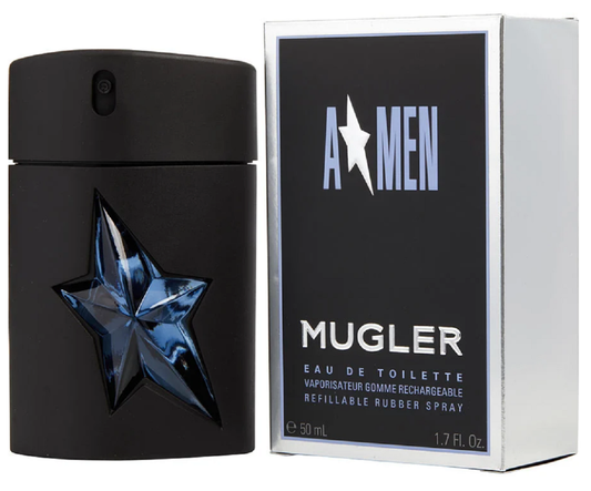ANGEL MEN (A * Men) RUBBER * Thierry Mugler 1.6 oz / 50 ml EDT Men Spray
