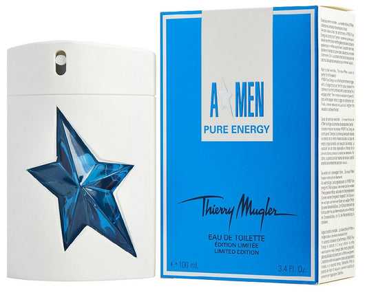ANGEL MEN PURE ENERGY * Thierry Mugler 3.4 oz / 100 ml Eau de Toilette Men Spray