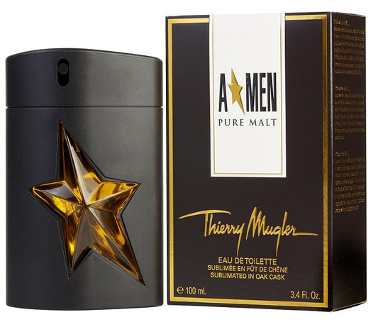 ANGEL MEN PURE MALT * Thierry Mugler 3.4 oz / 100 ml Eau de Toilette Men Spray