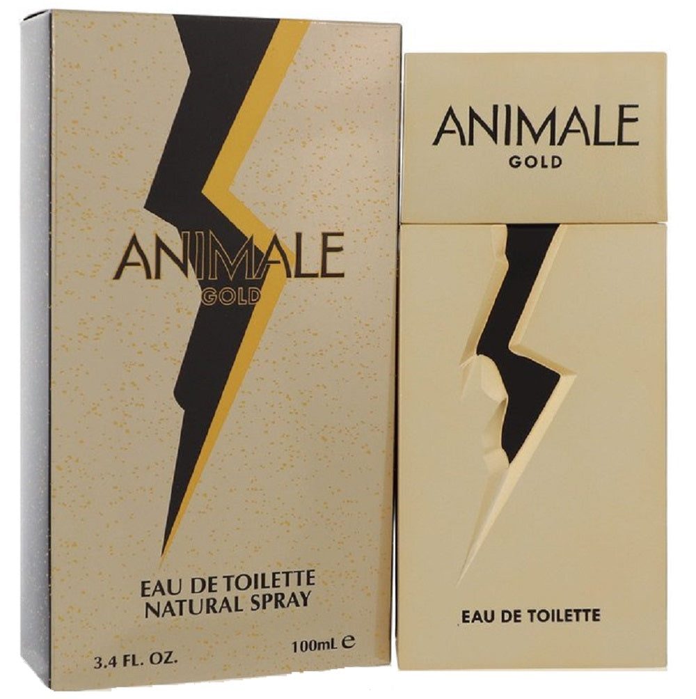 ANIMALE GOLD * Animale 3.4 oz / 100 ml Eau de Toilette (EDT) Men Cologne Spray