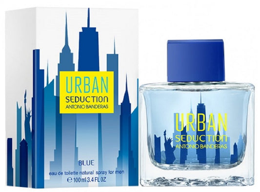 URBAN SEDUCTION BLUE * Antonio Banderas 3.4 oz / 100 ml EDT Men Cologne