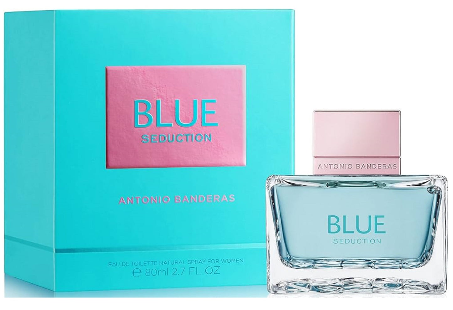 BLUE SEDUCTION * Antonio Banderas 2.7 oz / 80 ml EDT Women Perfume Spray