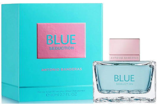 BLUE SEDUCTION * Antonio Banderas 2.7 oz / 80 ml EDT Women Perfume Spray