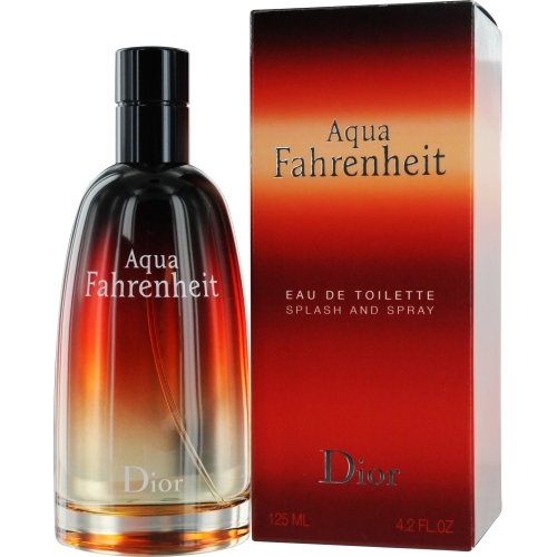 AQUA FAHRENHEIT * Dior 4.2 oz / 125 ml Eau de Toilette (EDT) Men Cologne Spray