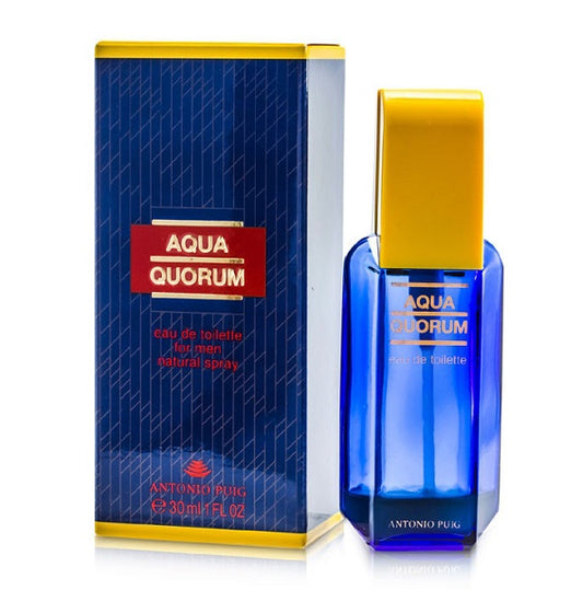 AQUA QUORUM * Antonio Puig 1.0 oz / 30 ml Eau De Toilette Men Cologne Spray