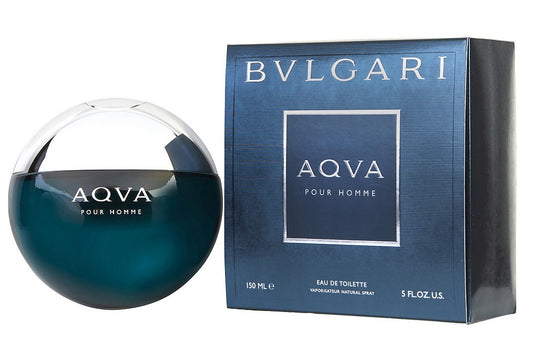 AQVA POUR HOMME * Bvlgari 5.0 oz / 150 ml Eau de Toilette Men Cologne Spray