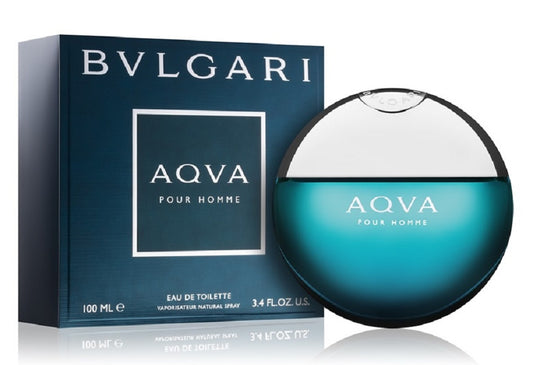 AQVA POUR HOMME * Bvlgari 3.4 oz / 100 ml Eau de Toilette Men Cologne Spray