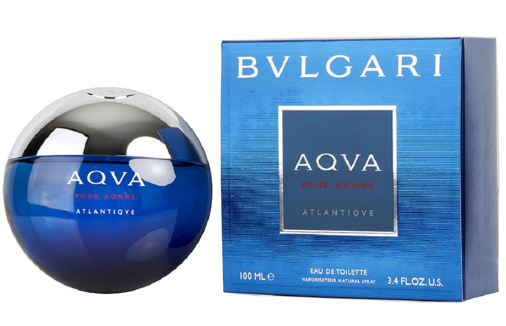 AQVA POUR HOMME ATLANTIQVE * Bvlgari 3.4 oz / 100 ml EDT Men Cologne Spray