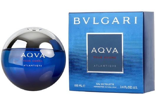 AQVA POUR HOMME ATLANTIQVE * Bvlgari 3.4 oz / 100 ml EDT Men Cologne Spray