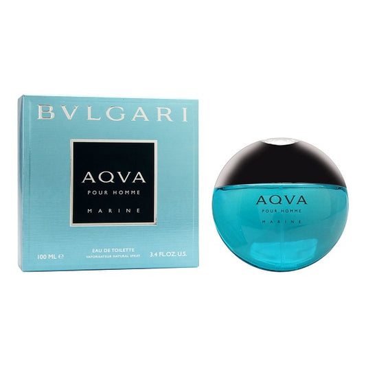 AQVA POUR HOMME MARINE * Bvlgari 3.4 oz / 100 ml EDT Men Cologne Spray