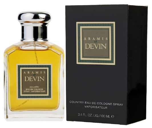 ARAMIS DEVIN COUNTRY 3.4 oz / 100 ml Eau de Cologne (EDC) Men Cologne Spray