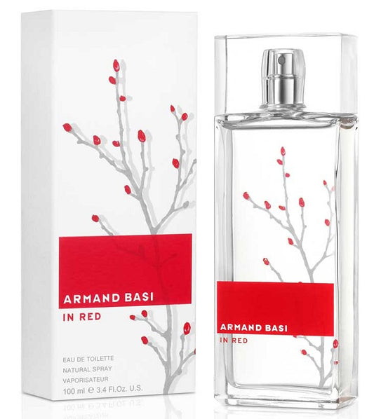 Armand Basi IN RED 3.4 oz / 100 ml Eau de Toilette " EDT " Women Perfume Spray