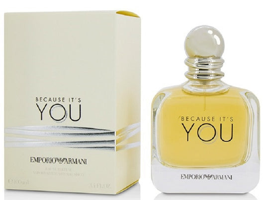 BECAUSE IT'S YOU * Giorgio Armani 3.4 oz / 100 ml EDP Women Perfume Spray