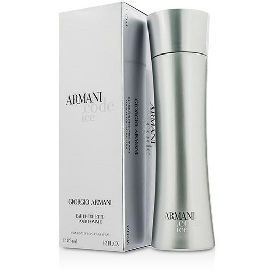 ARMANI CODE ICE * Giorgio Armani 4.2 oz / 125 ml EDT Men Cologne Spray