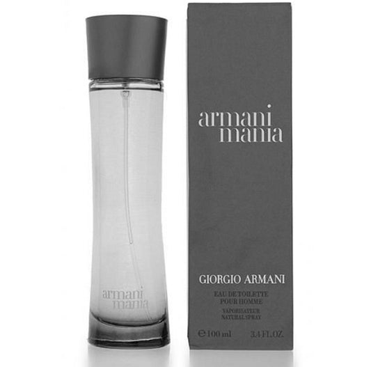 ARMANI MANIA * Giorgio Armani 3.4 oz / 100 ml Eau de Toilette Men Cologne Spray