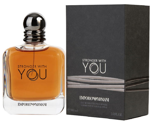 ARMANI STRONGER WITH YOU  * Giorgio Armani 3.4 oz / 100 ml EDT Men Cologne Spray