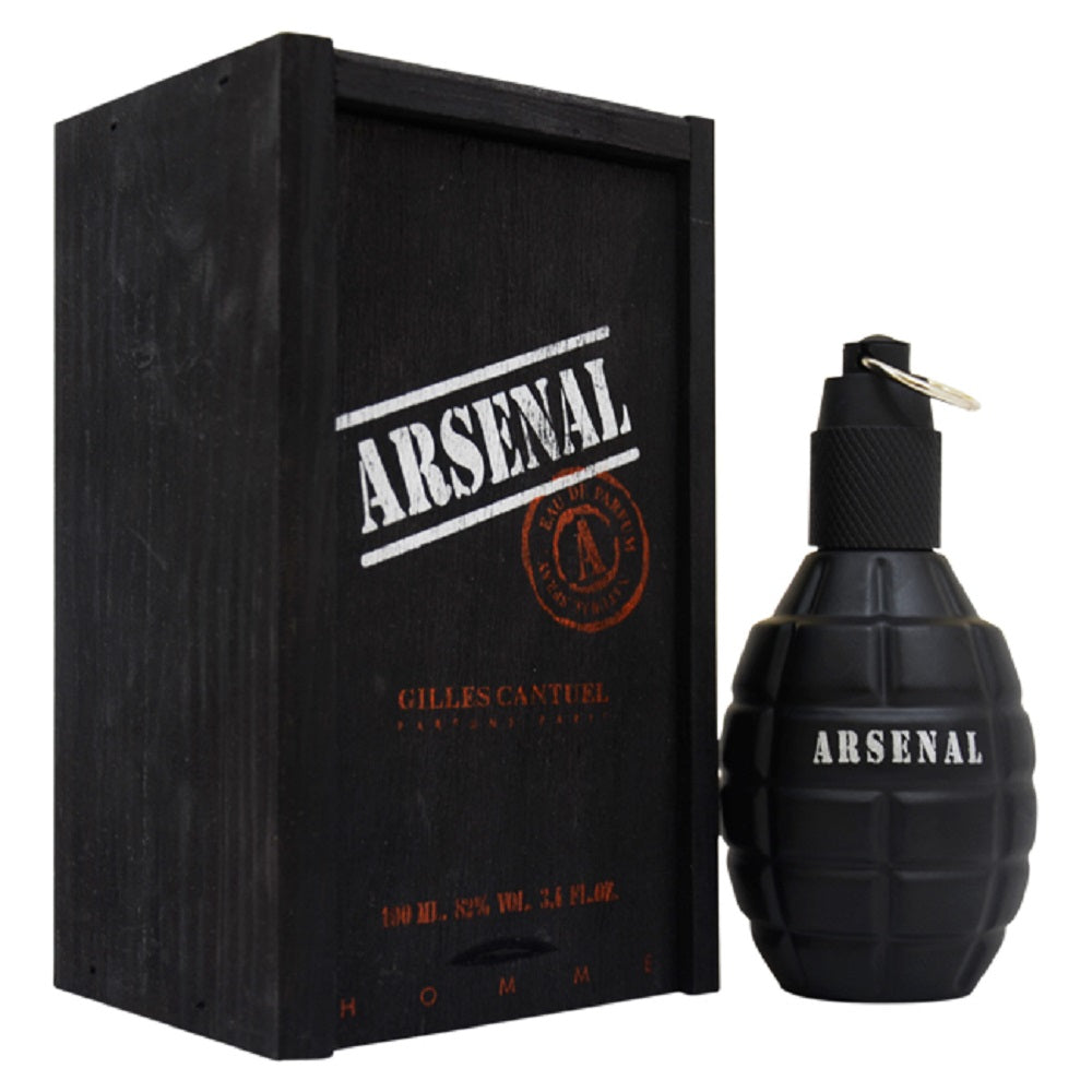 ARSENAL BLACK * Gilles Cantuel 3.4 oz / 100 ml Eau de Parfum Men Cologne Spray