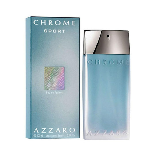 AZZARO CHROME SPORT * Azzaro 3.4 oz / 100 ml Eau De Toilette Men Cologne Spray