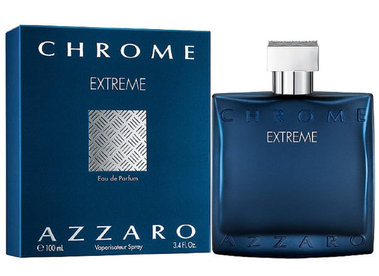 AZZARO CHROME EXTREME * Azzaro 3.4 oz / 100 ml Eau De Parfum Men Cologne Spray